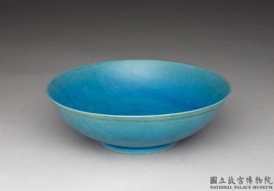 图片[2]-Bowl with turquoise glaze, Ming dynasty (1368-1644)-China Archive